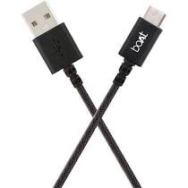 BoAt Indestructible USB Type-C To USB-A 2.0 Male Cable For Type C Phones, 1 Meter (3.3 Feet) -(Black)